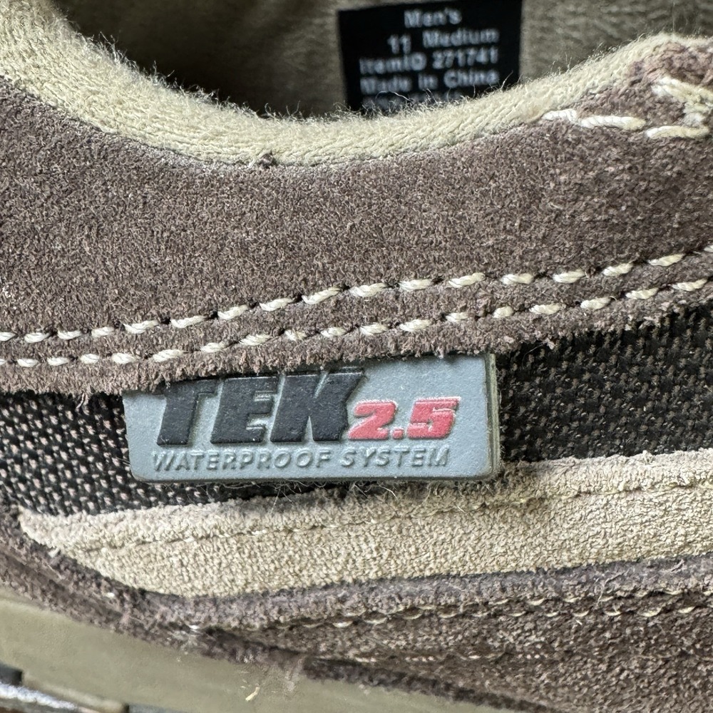 L.L. Bean Mens Tek 2.5 Casual Hiking Shoes Brown Leather Waterproof 11 M - Picture 8 of 15